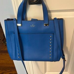 Kate Spade purse with handles and shoulder strap.  Like new.  Royal blue